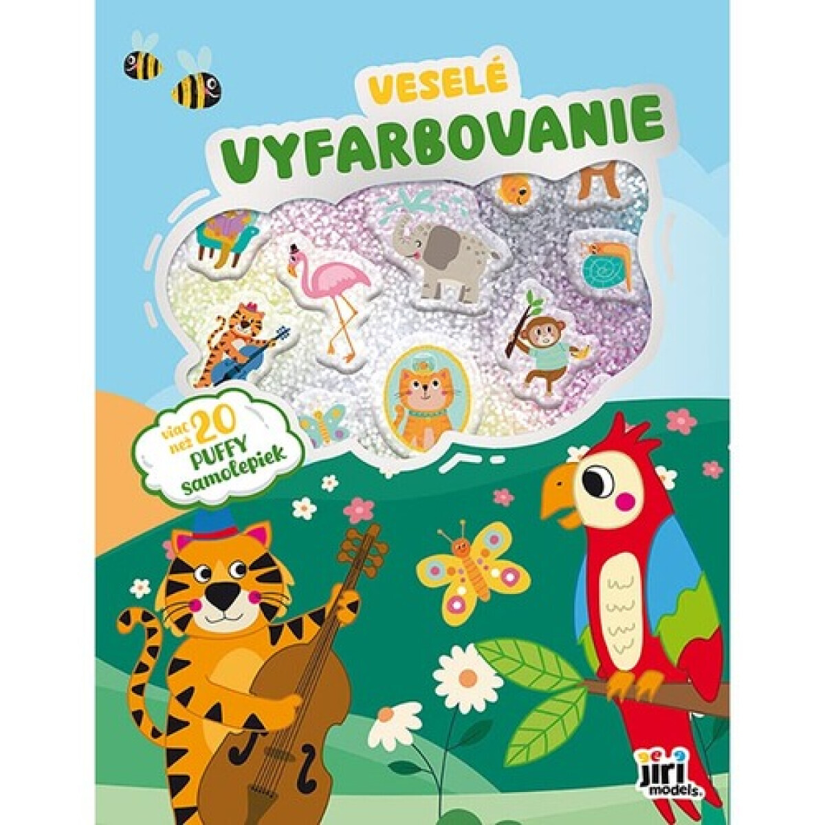 Veselé vyfarbovanie so super samolepkami Zvieratká