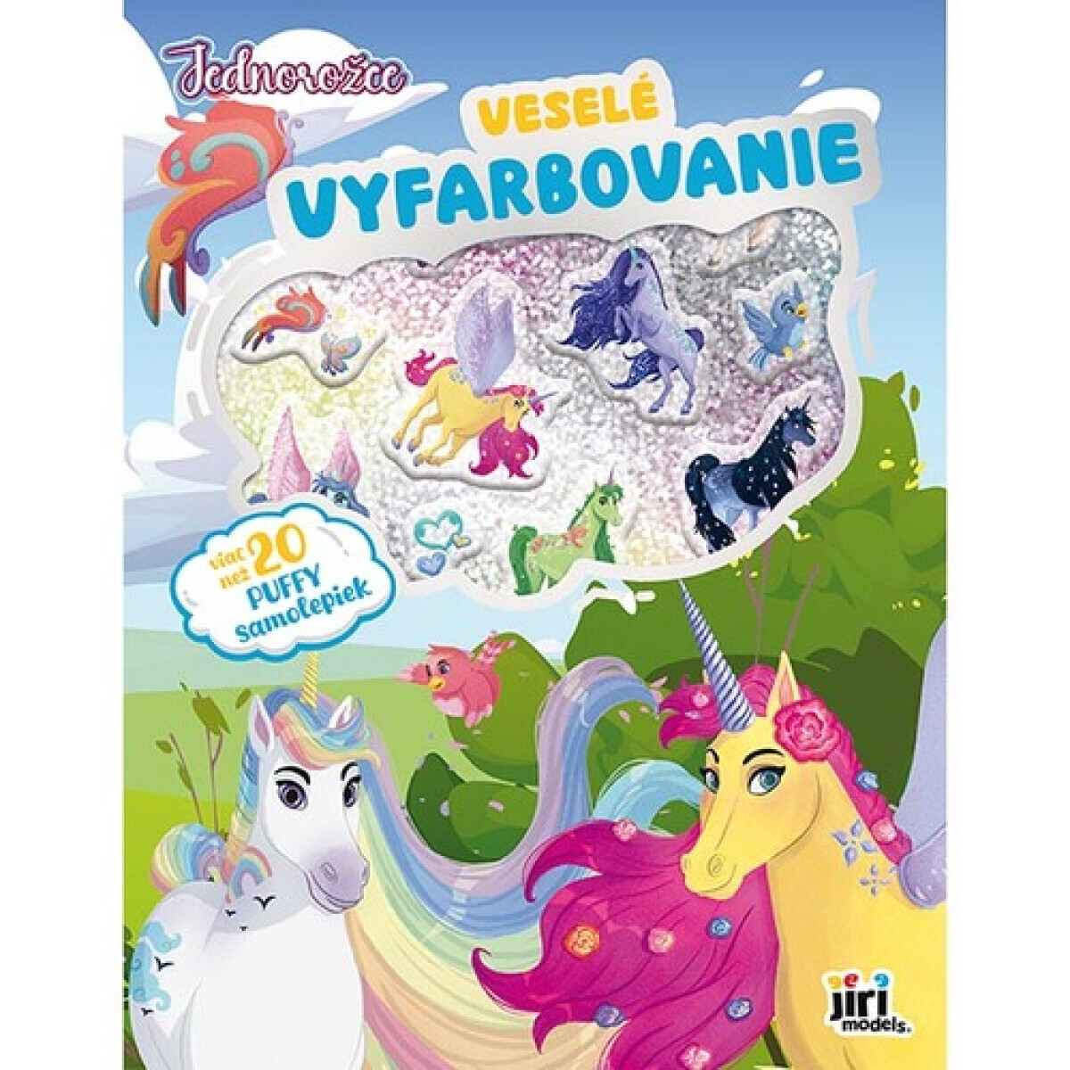 Veselé vyfarbovanie so super samolepkami Jednorožce