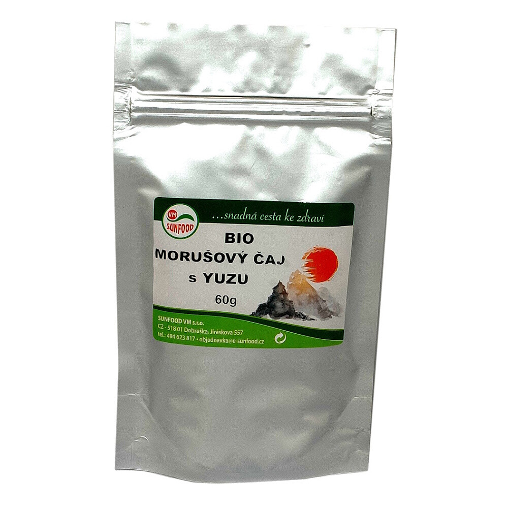 SUNFOOD Morušový čaj s yuzu BIO 60 g