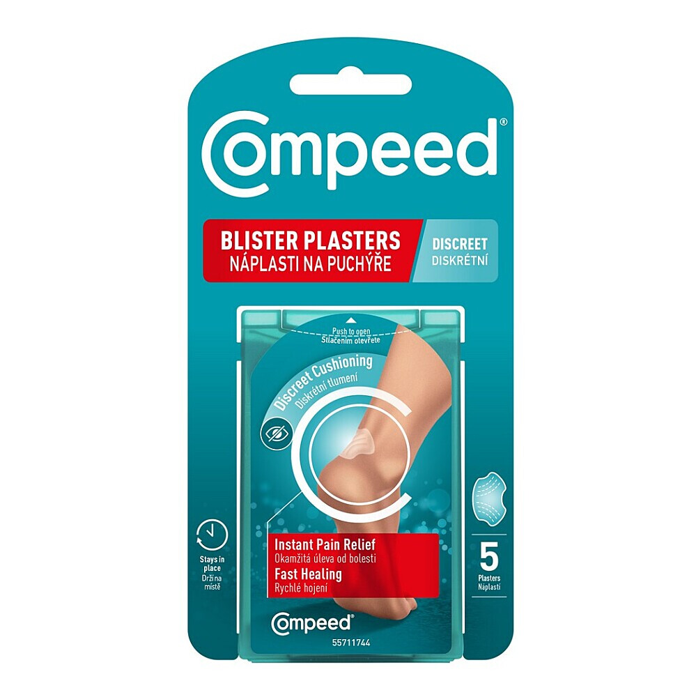 COMPEED Náplasti na puchýře diskrétní 5 kusů