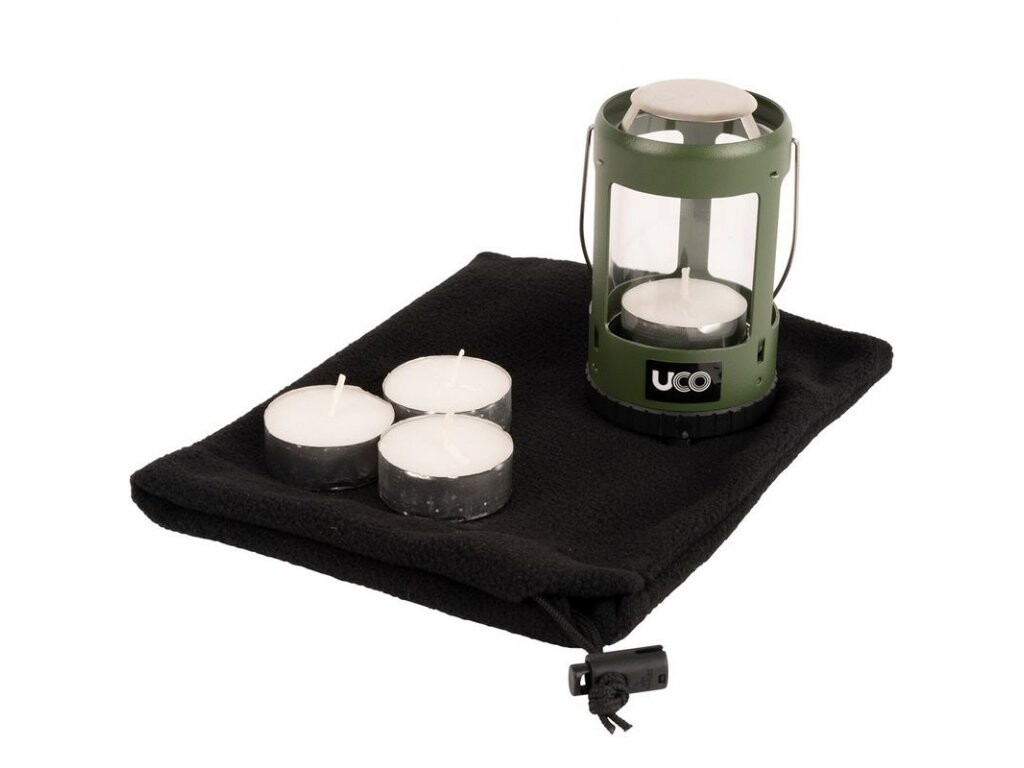 UCO gear UCO Lucerna na čajové svíčky Mini Lantern Kit 2.0 - Green 054269004545