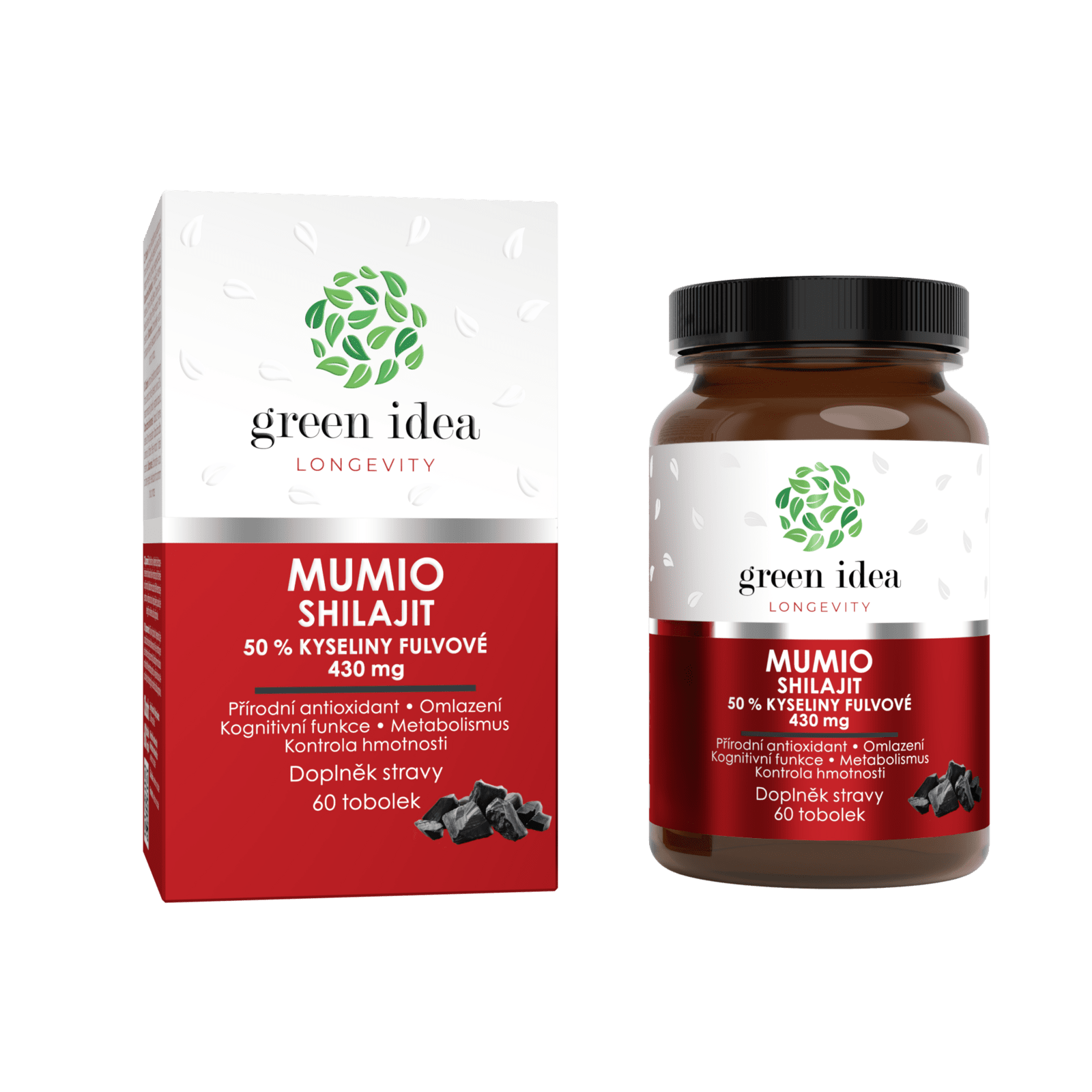 TOPVET Green idea Mumio - Shilajit - tobolky 60 ks
