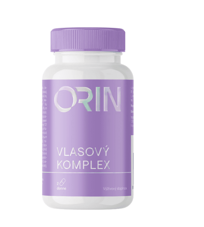 ORIN ORIN Vlasový komplex – výživa pre silné, husté a zdravé vlasy 60 kapsúl, 49 g.