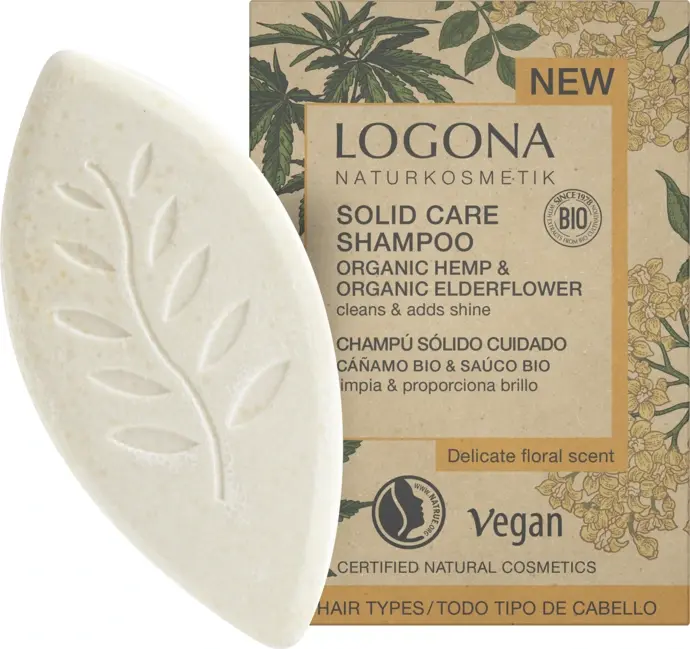 Logona Tuhý konopný šampon BIO bez 60g