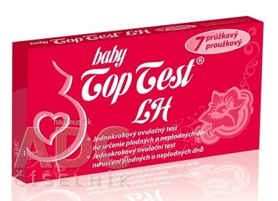 CLEARSKIN II.,s.r.o. Baby Top Test LH ovulační - 7 proužkový jednokrokový 1x7 ks