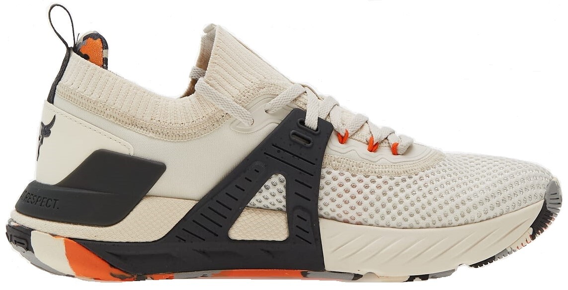 Fitness boty Under Armour UA Project Rock 4 Marble-WHT