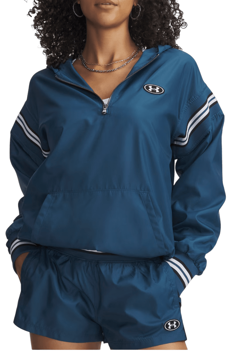 Bunda s kapucí Under Armour Under Armour Icon Woven Herritage Jacket W