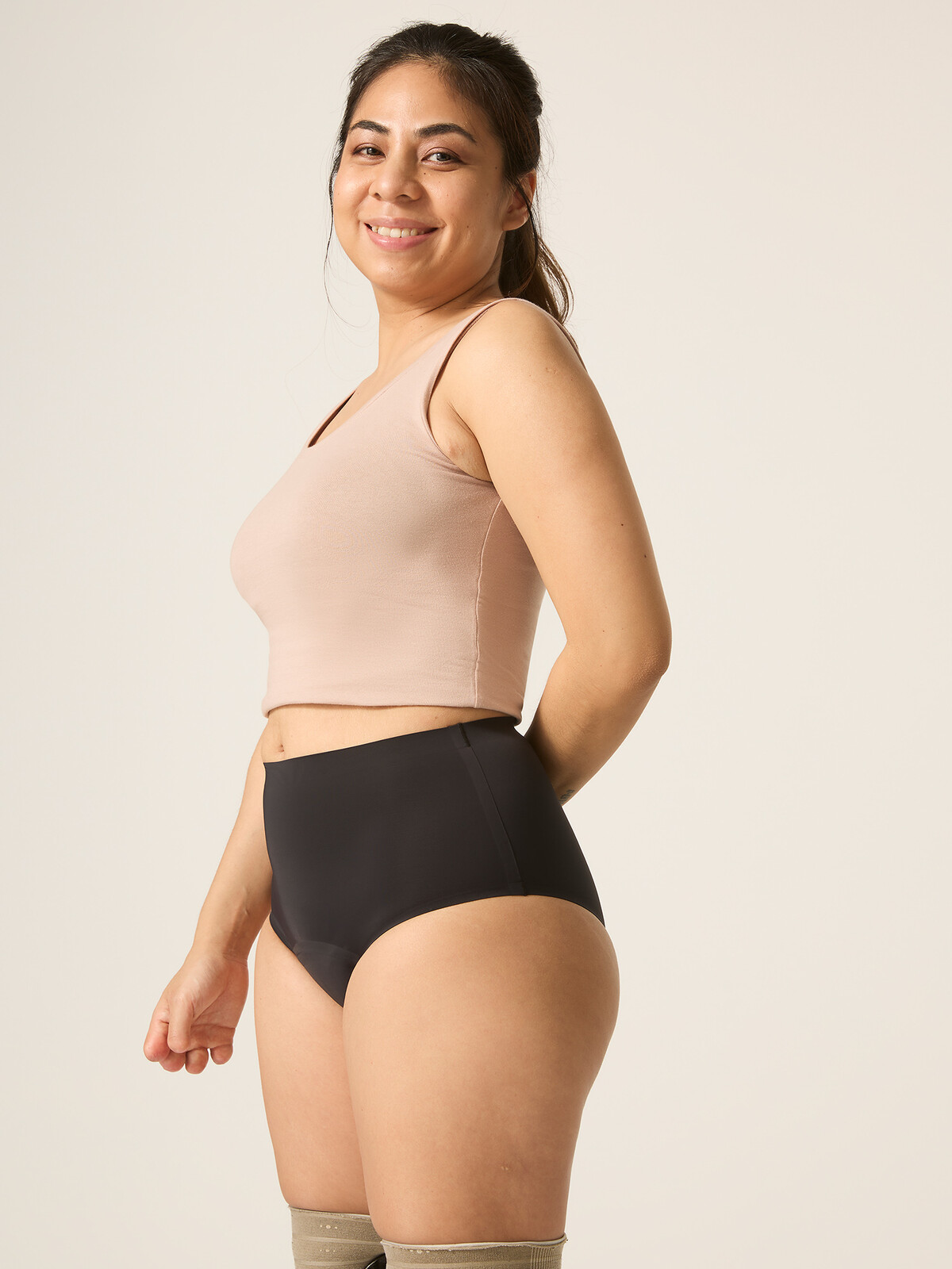 Menstruační kalhotky Modibodi Seamfree Full Brief Moderate-Heavy (MODI4060) XS