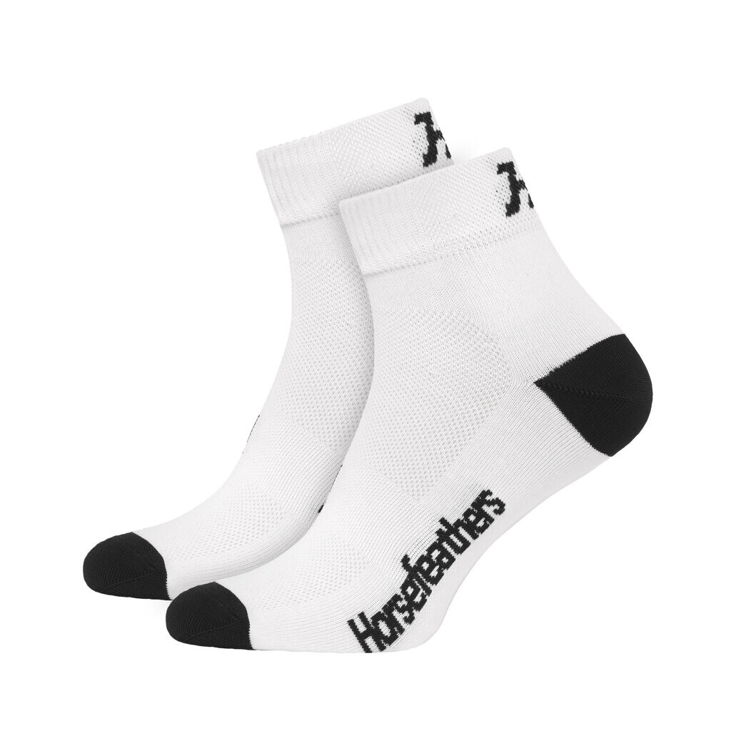 Ponožky Horsefeathers Jam kotníkové funkční bílé (AM257D) M