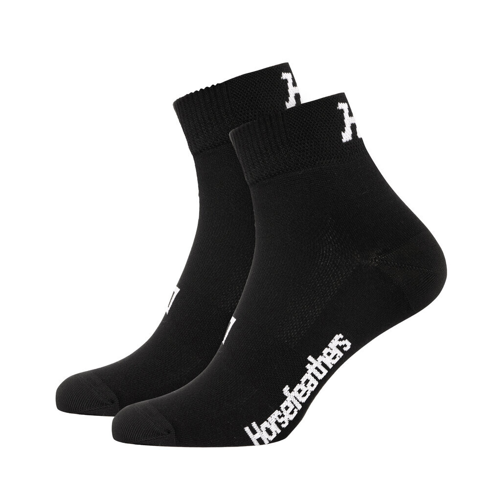 Ponožky Horsefeathers Jam kotníkové funkční černé (AW149A) S