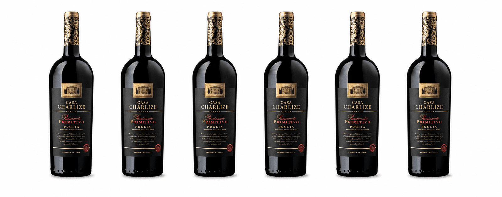 6x Casa Charlize Passonata Primitivo IGT 14% 0,75l