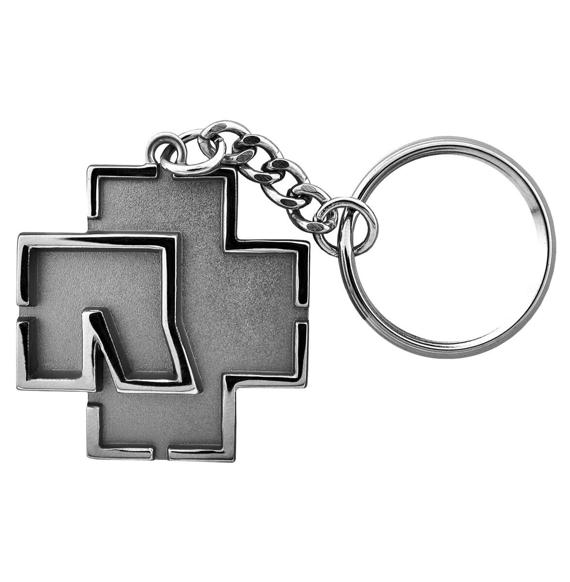 klíčenka (přívěšek) RAMMSTEIN -  Logo Schlüsselanhänger - grey