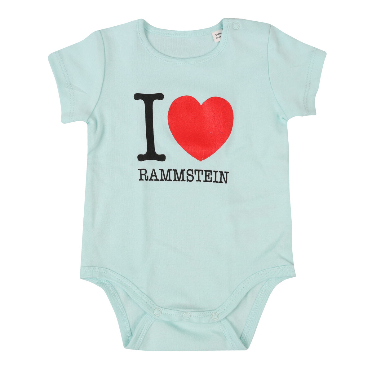Dětské body dětské Rammstein - I Love Rammstein - RAMMSTEIN - BKBIHRg 6-9