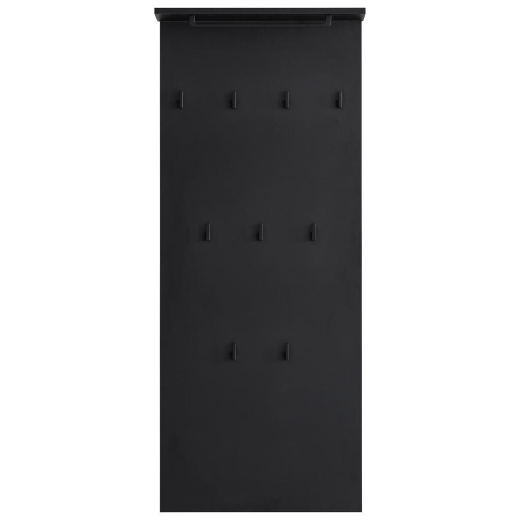 MID.YOU ŠATNÍ PANEL, černá, 50/110,6/20,9 cm