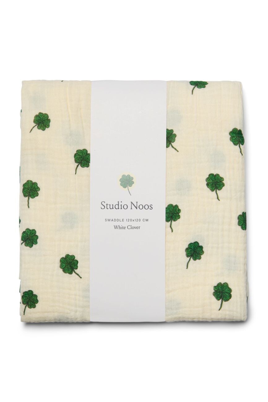 STUDIO NOOS SWADDLE ZAVINOVAČKA Print Large | White Clover