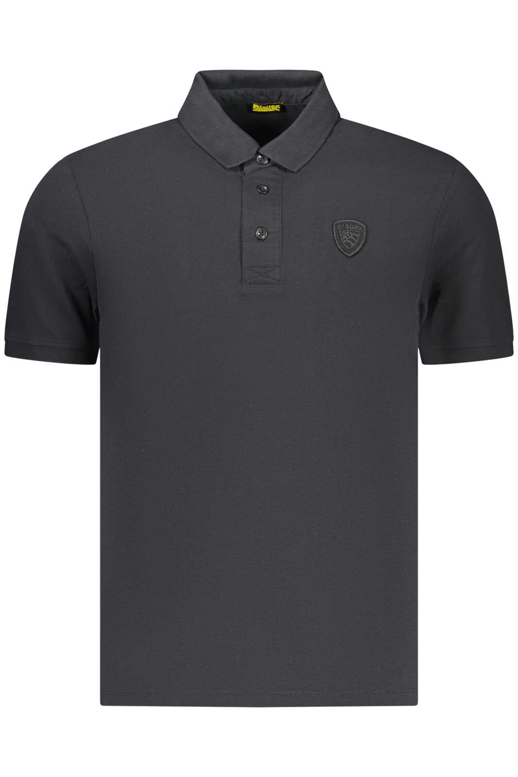 Blauer pánské polo triko s krátkým rukávem