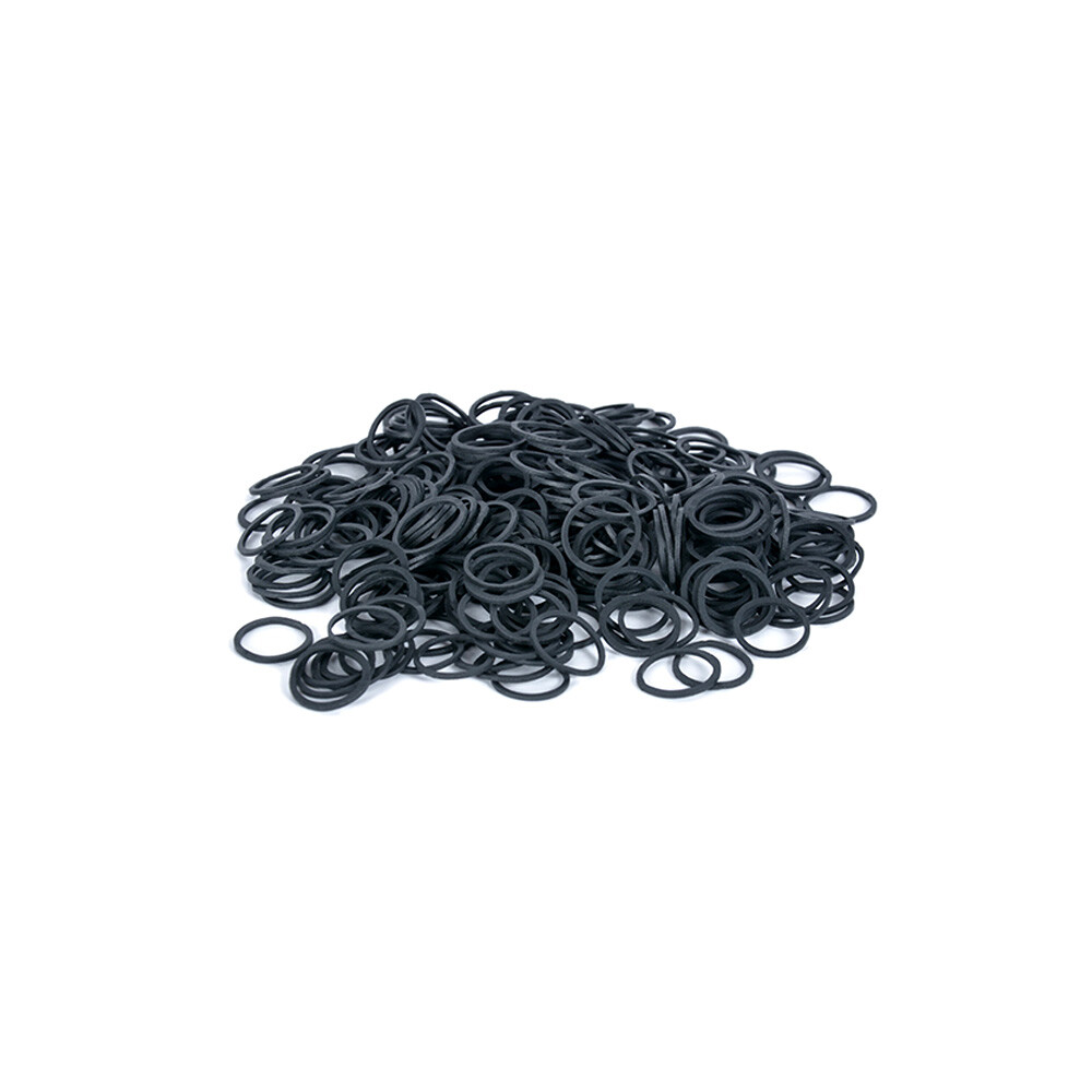 BIFULL Bifull Černé elastické gumičky do vlasů 300 kusů