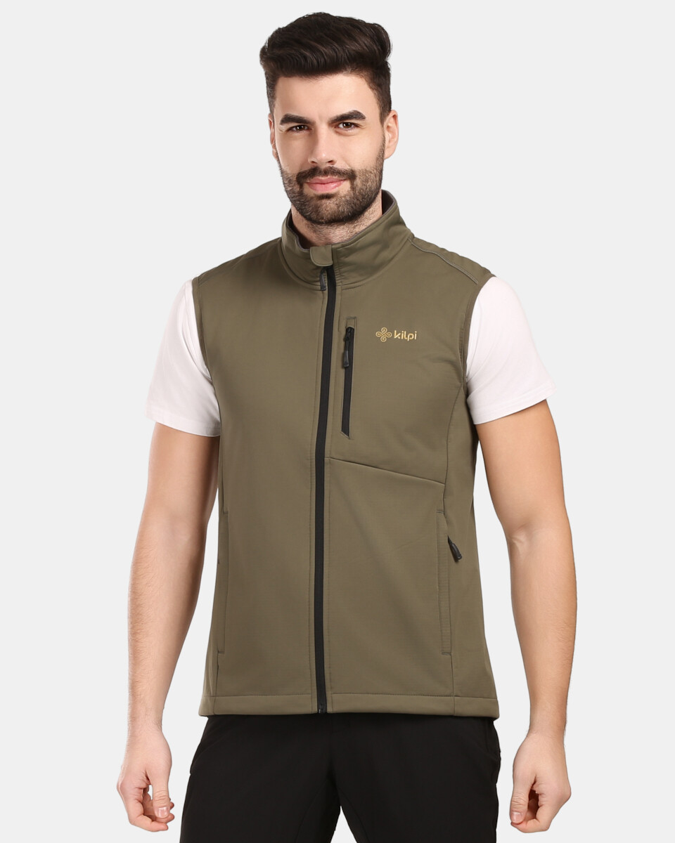 Pánská softshellová vesta kilpi noil-m khaki m