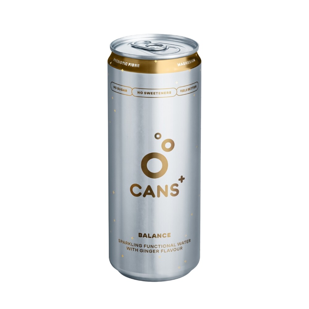 CANS funkční perlivá voda BALANCE 330ml