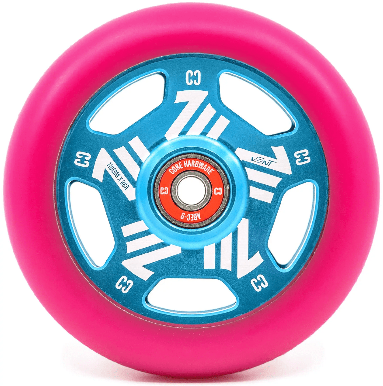 CORE - Vent Hollow Pink/Teal - kolečko na freestyle koloběžku