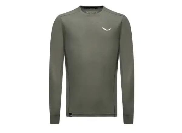 Salewa Puez Dry pánské triko dlouhý rukáv Faded Green vel. 50/L