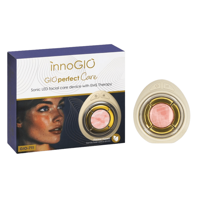 INNOGIO GIOperfect LED silikonový čistící kartáček s EMS terapií GIO-711