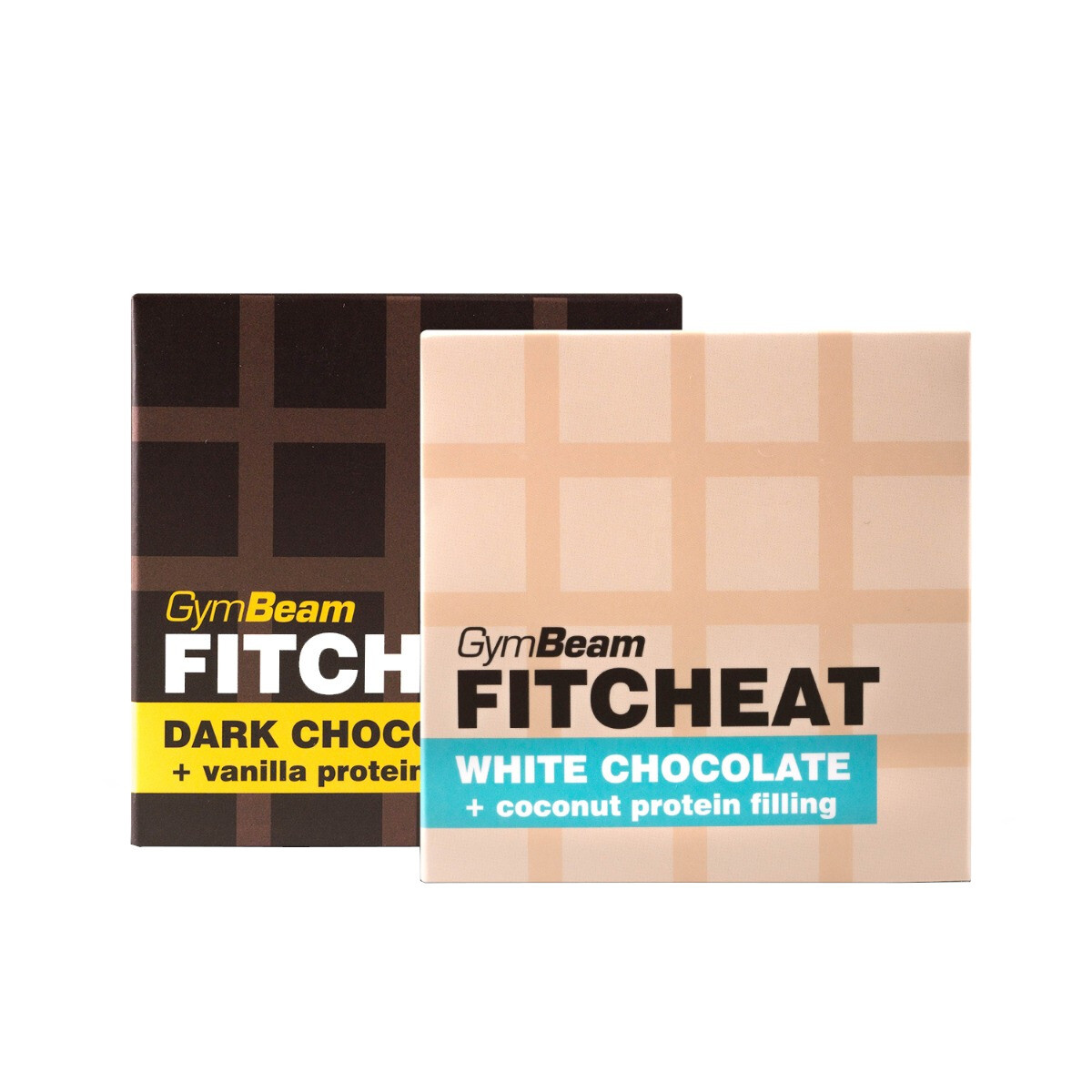GYMBEAM Fitcheat Protein Chocolate white chocolate coconut 90 g