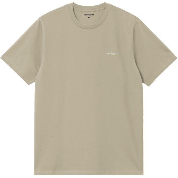Triko Carhartt Wip Script Embroidery S/S - Béžová - L
