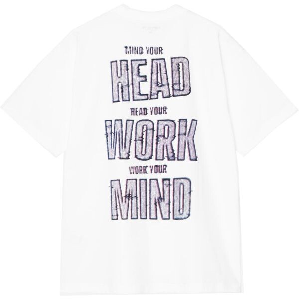 Triko Carhartt Wip Mind Your Head S/S - Bílá - L