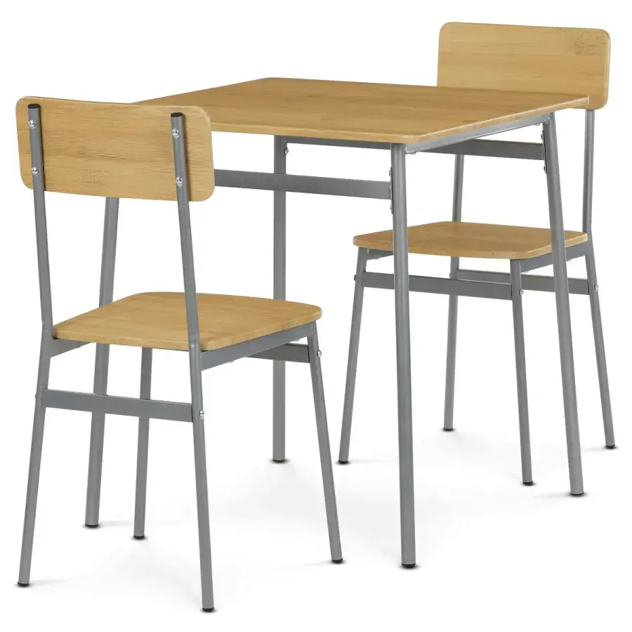 Autronic Jídelní set AUT-O2122 OAK - dub