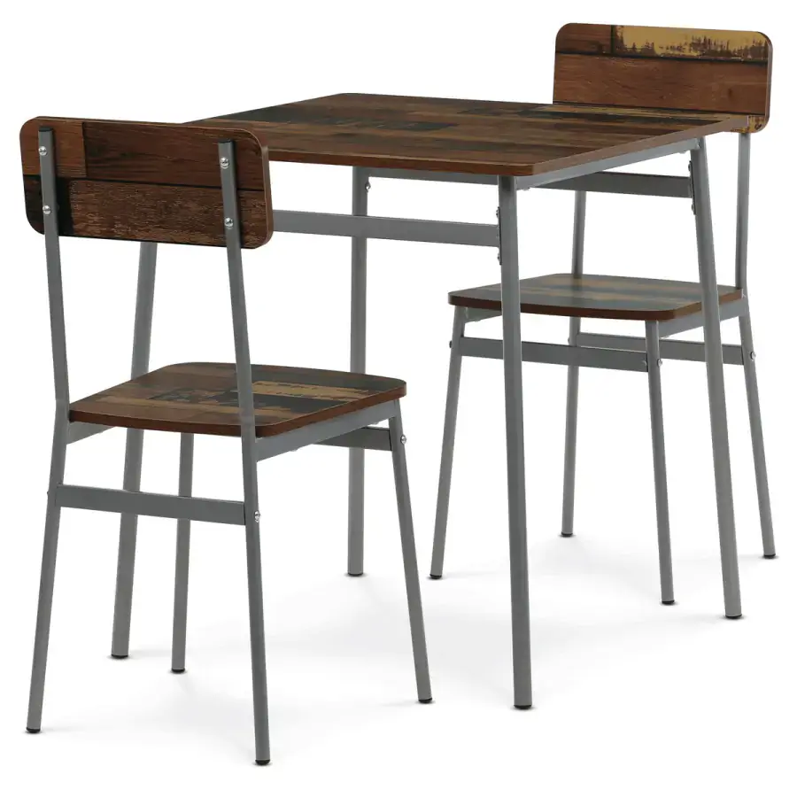 Autronic Jídelní set AUT-O2122 OLW2 - old wood