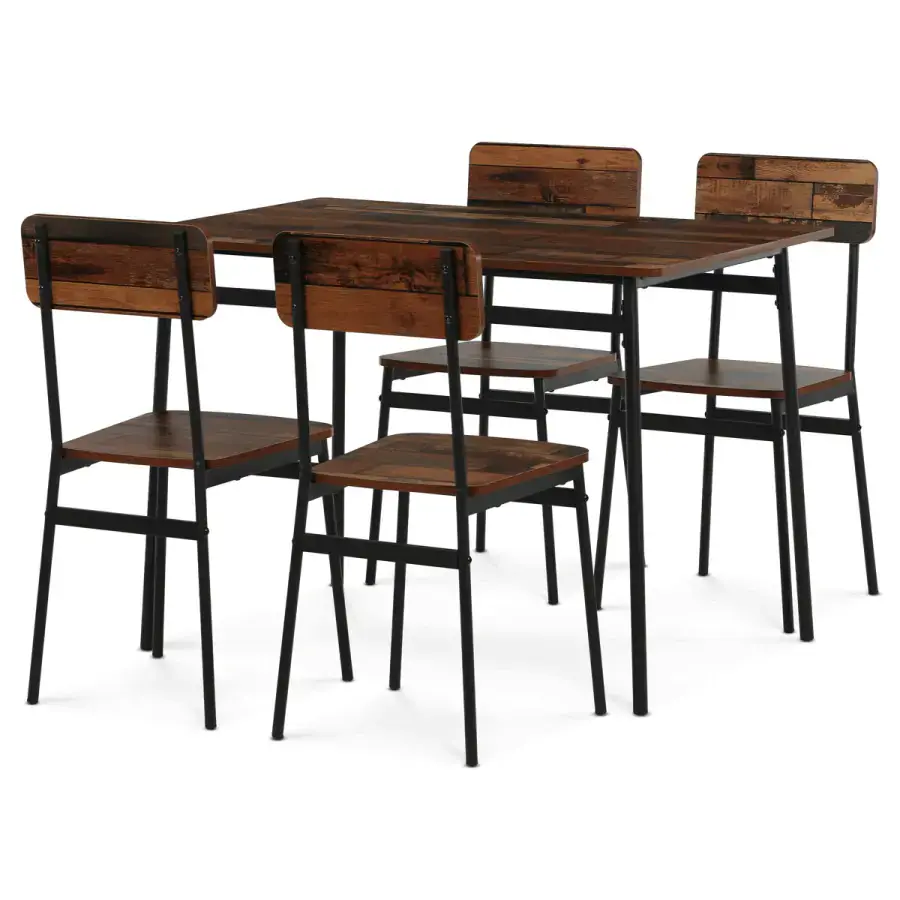 Autronic Jídelní set AUT-O2155 OLW2 - old wood