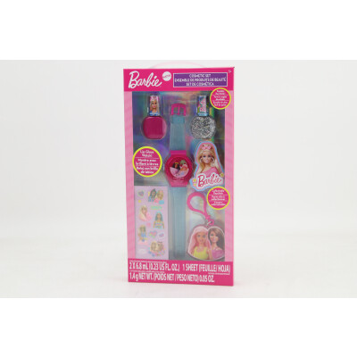 Kosmetická sada s rtěnkou a lakem na nehty Barbie