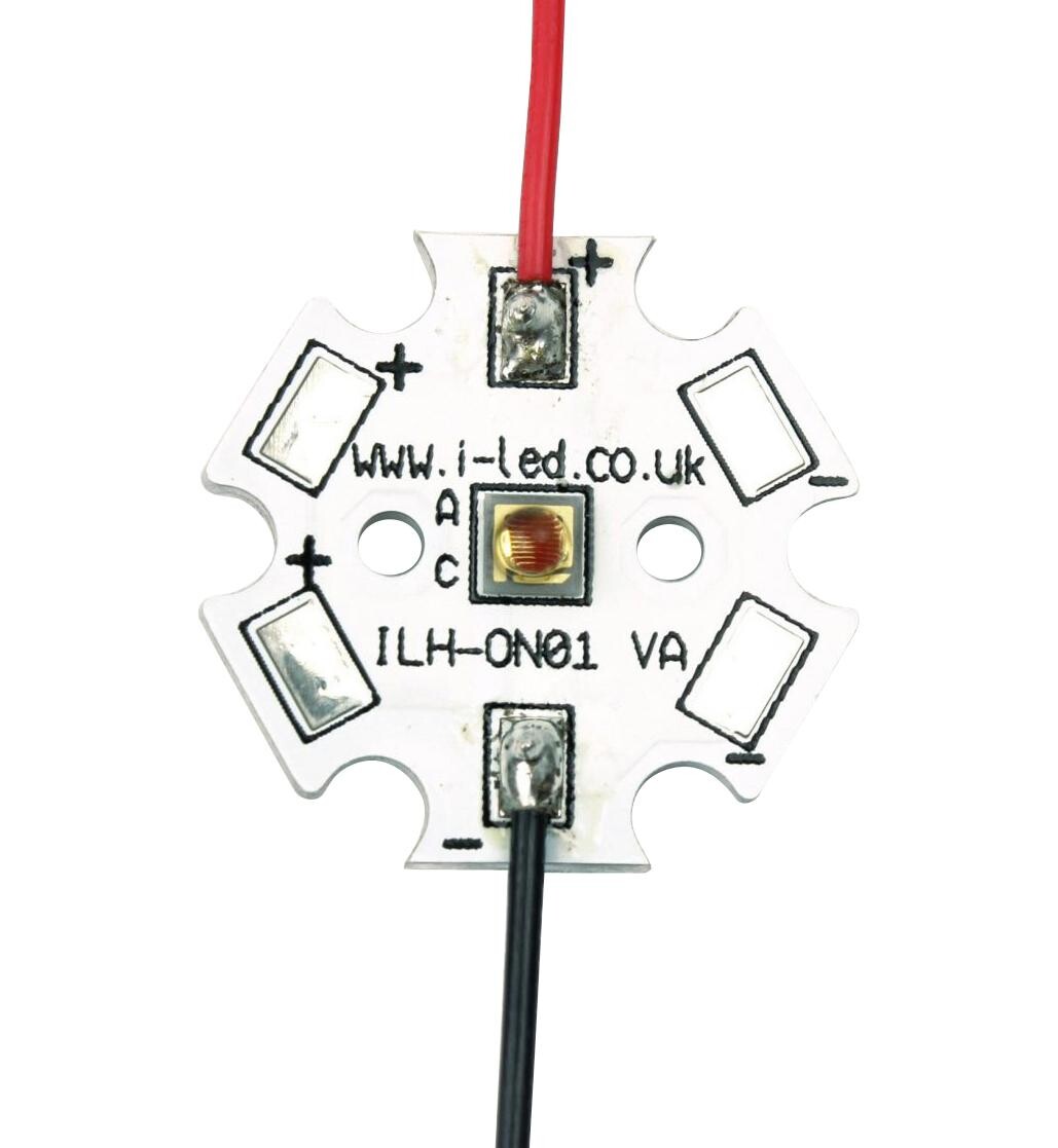 Intelligent Led Solutions Ilh-Ow01-Red1-Sc211-Wir200. Led Module, Red, 625Nm, 0.91W