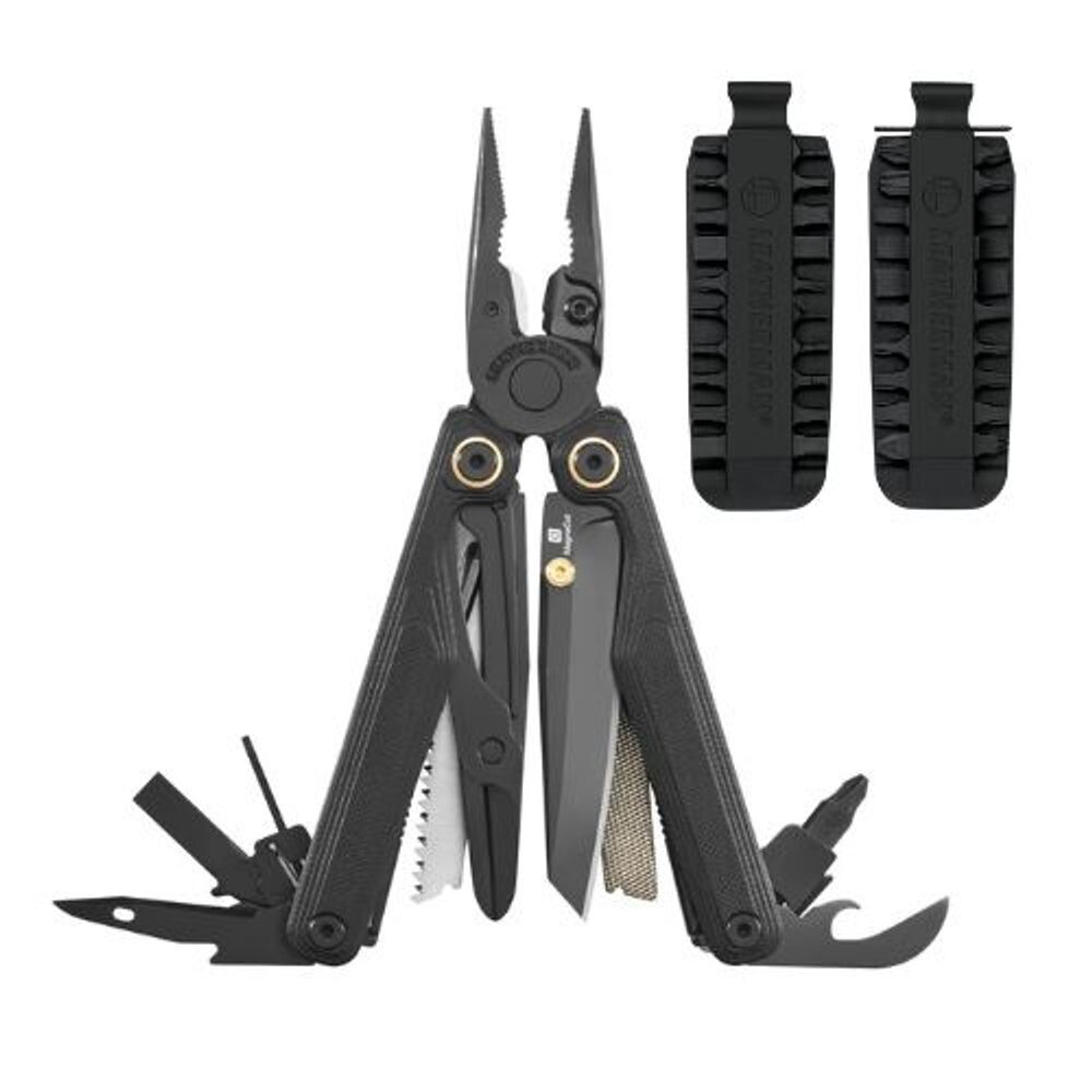 Leatherman Multitool Wave Alpha Bundle - Obsidian + Bitkit black