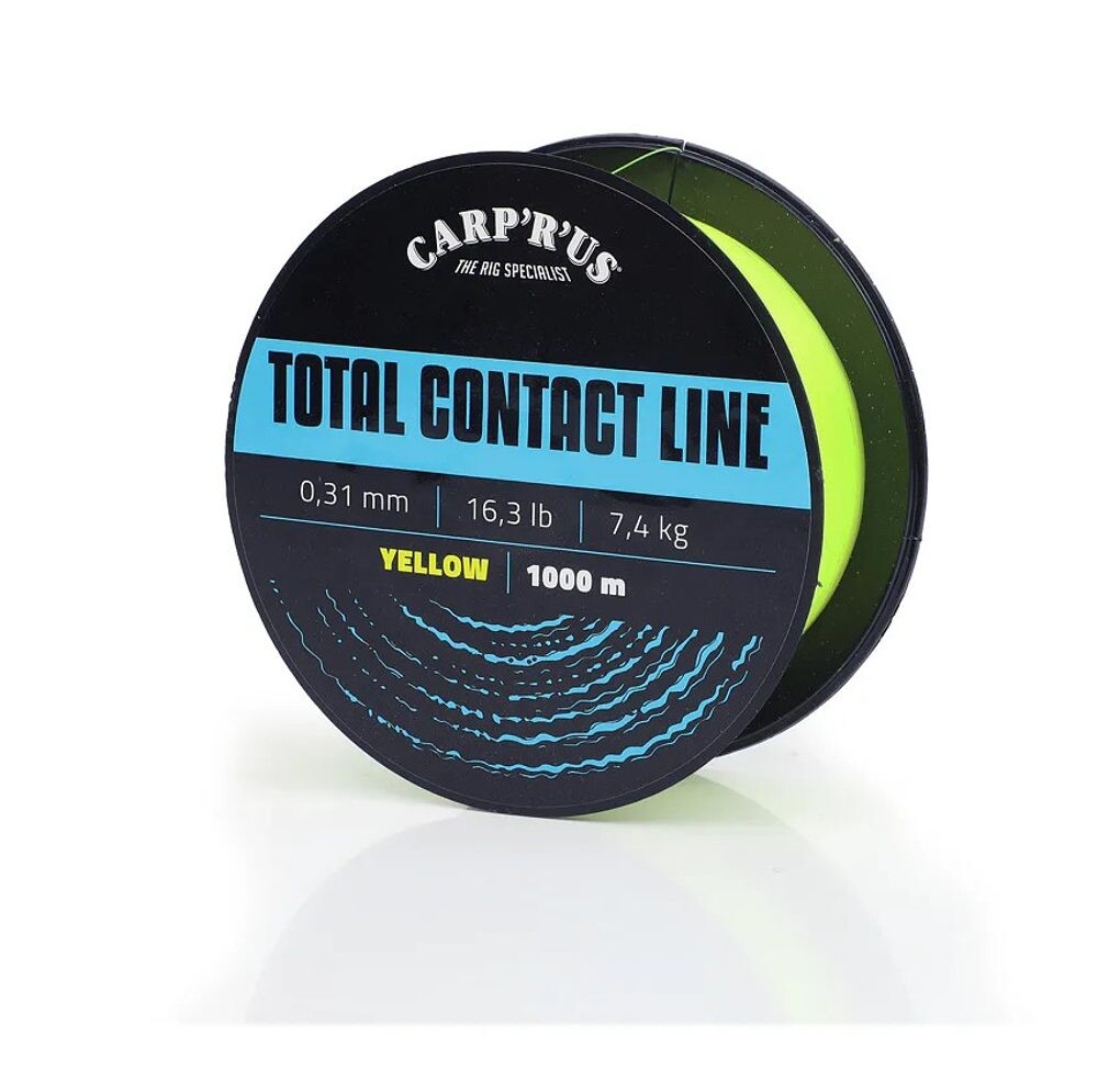 Carp'R'Us Vlasec Total Contact Line Yellow 1000m - 0,31mm 7,4kg