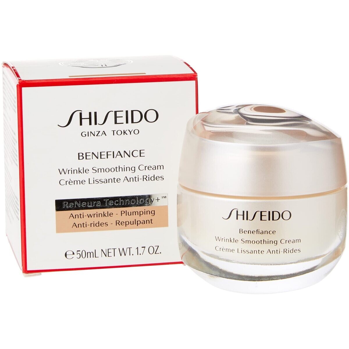 Shiseido  Benefiance Wrinkle Smoothing Cream - 50ml  ruznobarevne