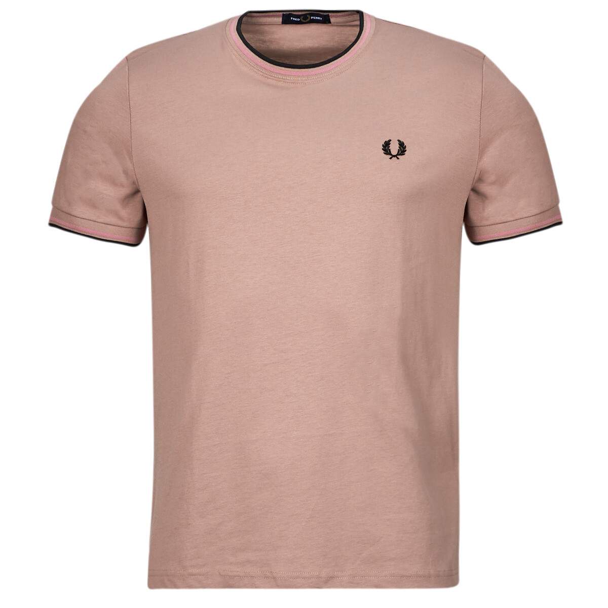 Fred Perry  TWIN TIPPED T-SHIRT  Růžová
