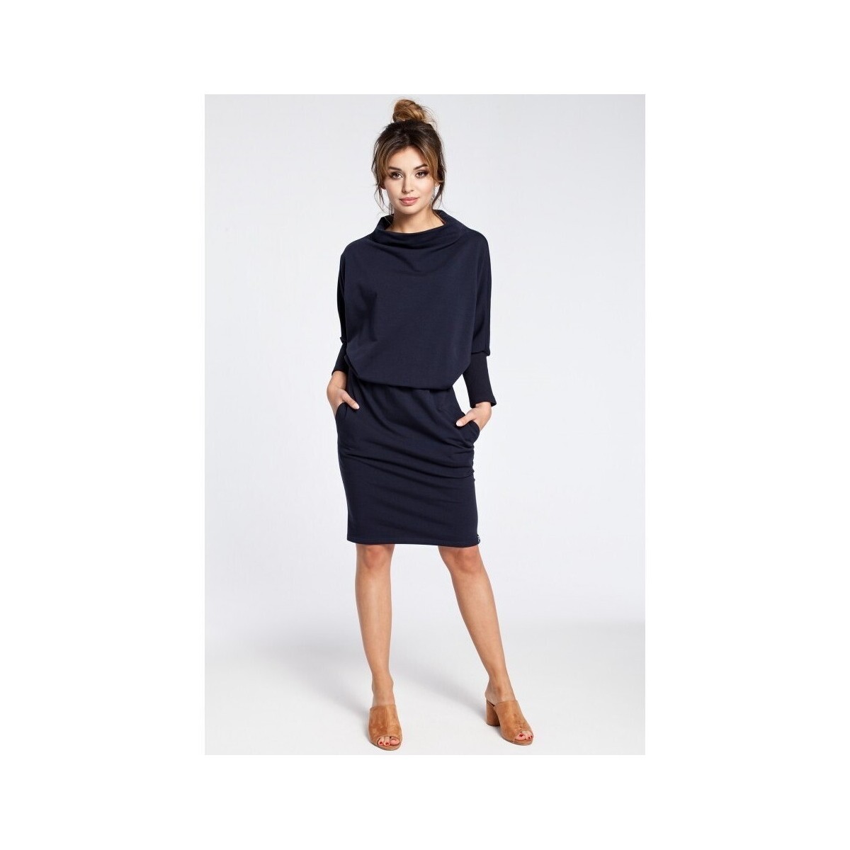 Bewear  Dámské mini šaty Gionong B032 navy  Tmavě modrá
