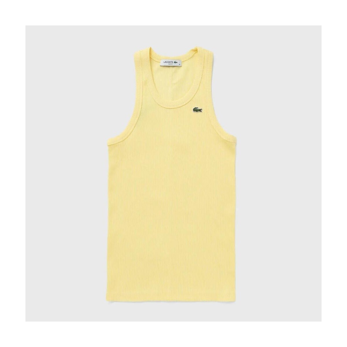 Lacoste  Slim Fit Cotton Tank Top  Žlutá
