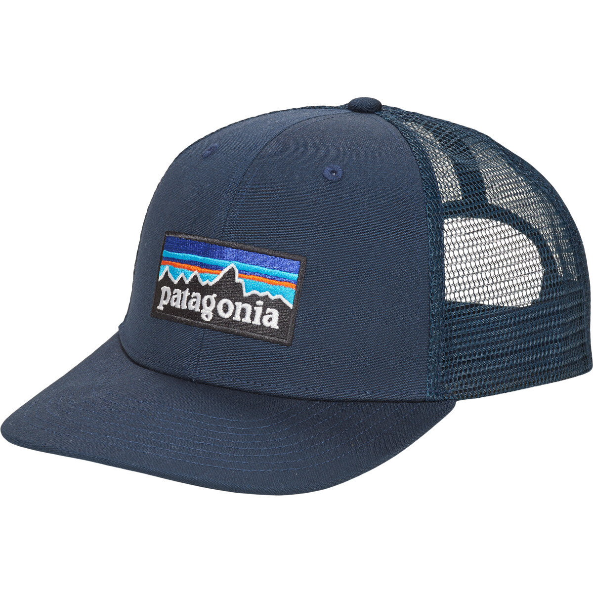 Patagonia  P-6 LOGO TRUCKER HAT  Tmavě modrá