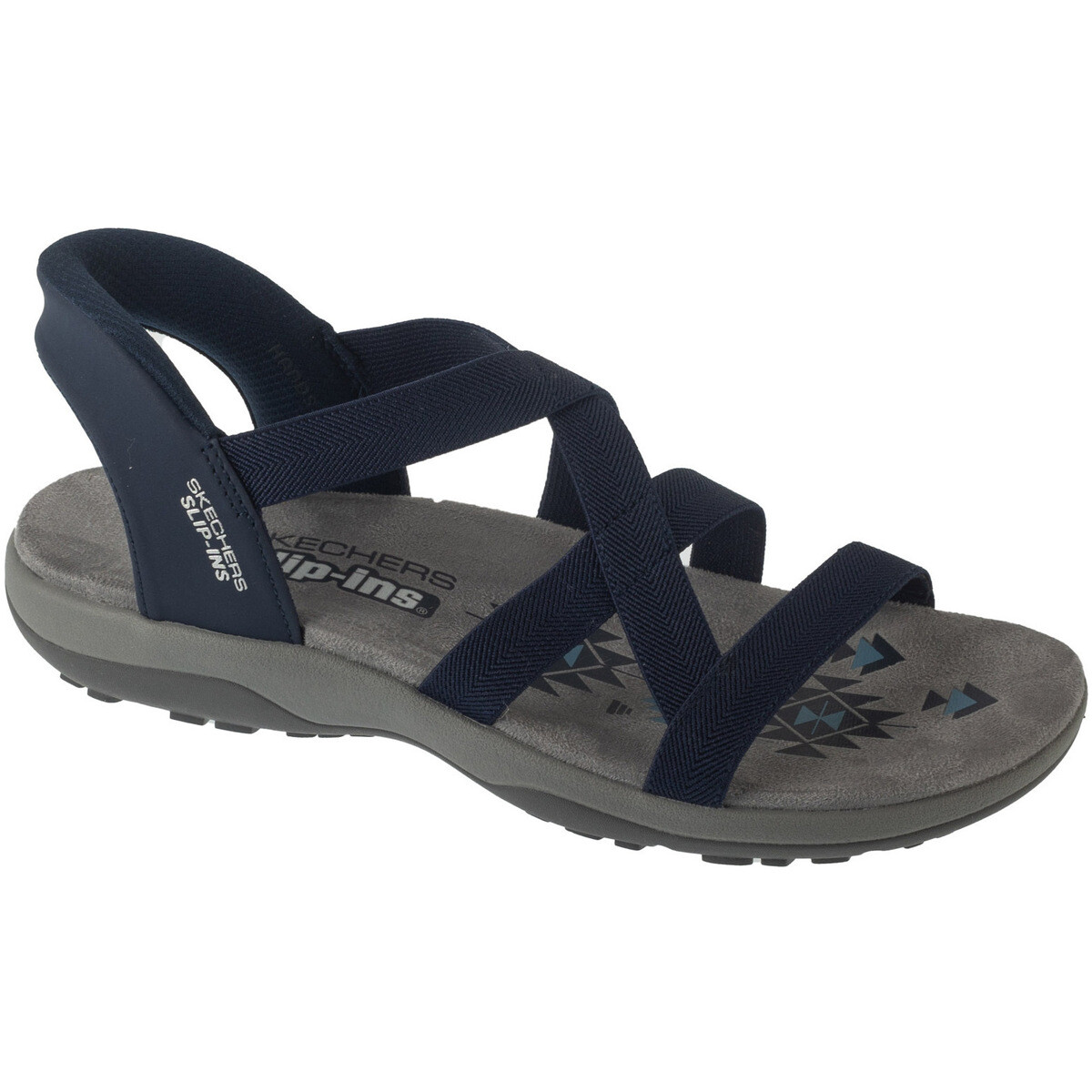 Skechers  Slip-Ins: Reggae Slim - Stretch Flex  Modrá