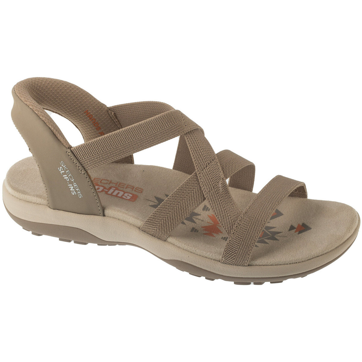 Skechers  Slip-Ins: Reggae Slim - Stretch Flex  Béžová