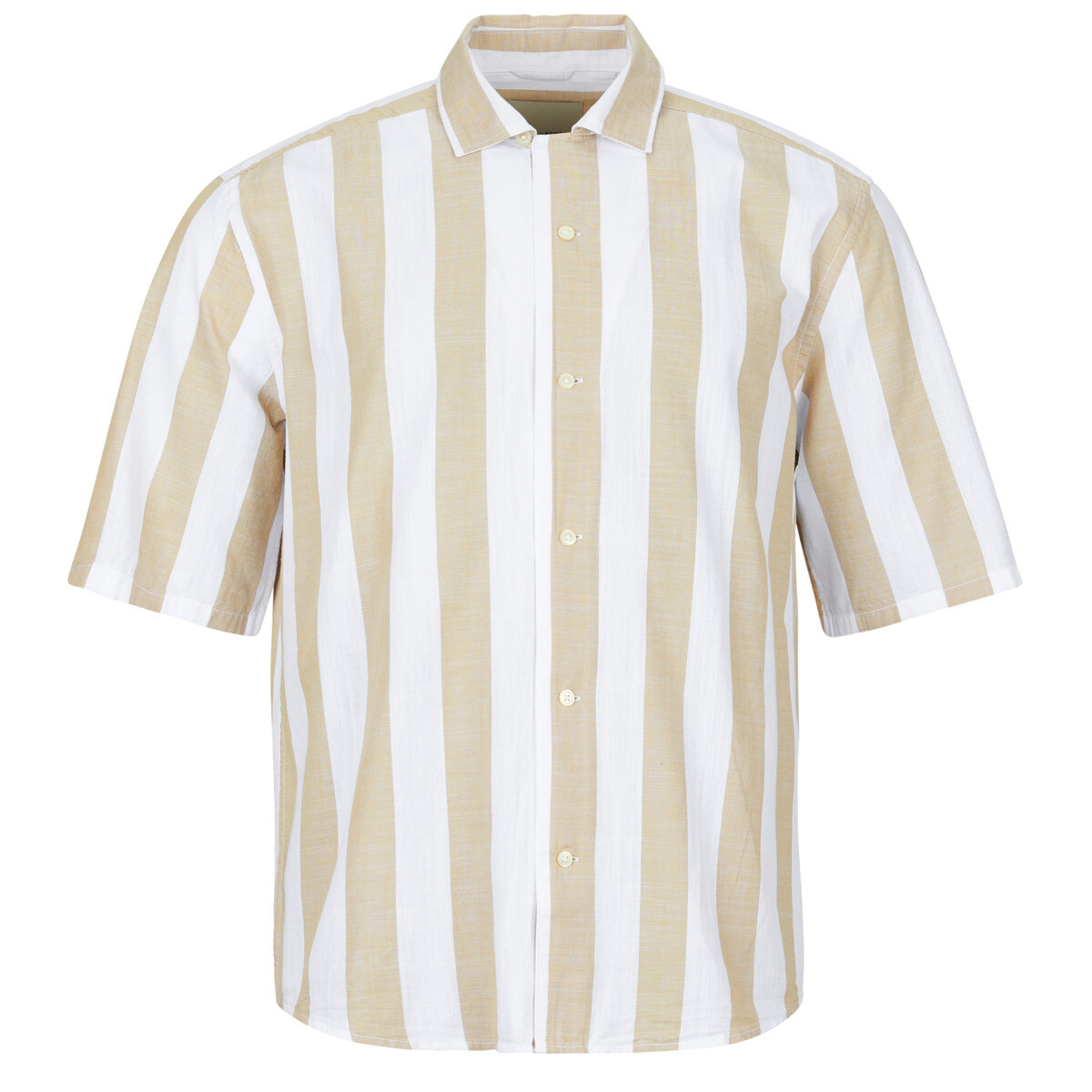 Only & Sons   ONSTES RLX CTN SLUB STRIPE  Bílá