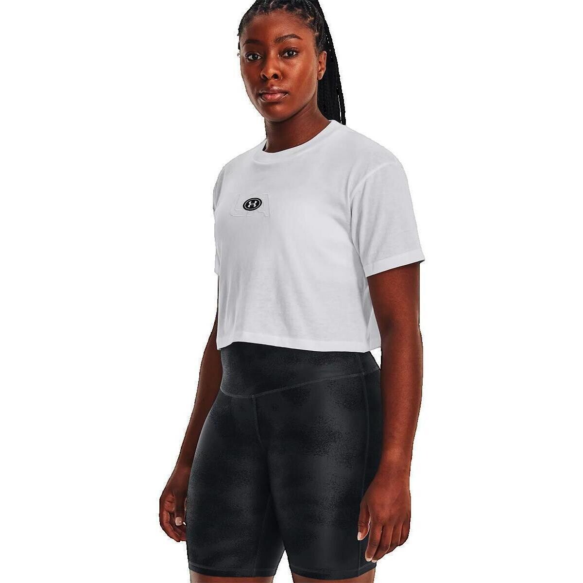 Under Armour  T-shirt Under Armour Branded Logo Crop  Bílá