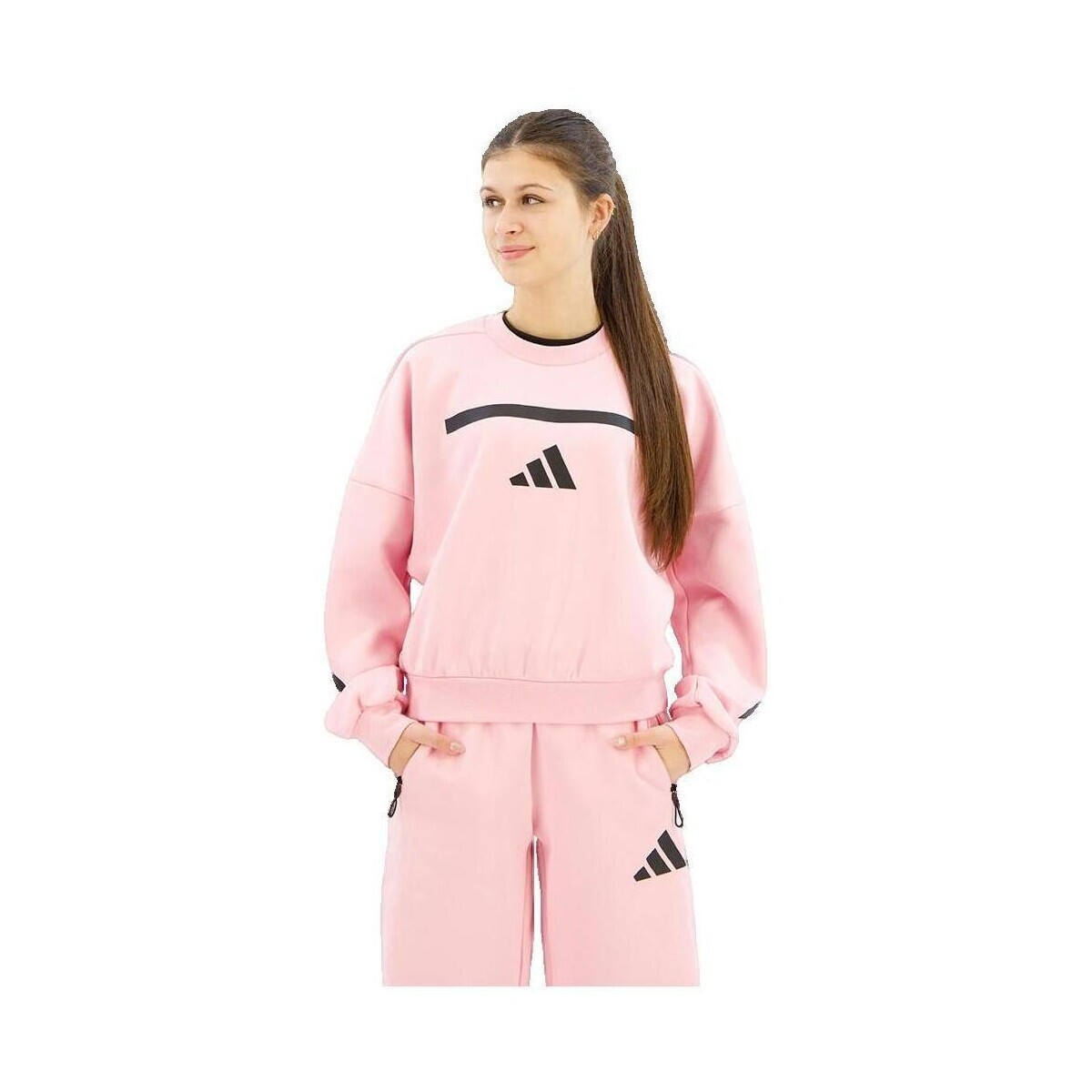 adidas  Sweat  Z.N.E. ample  Růžová