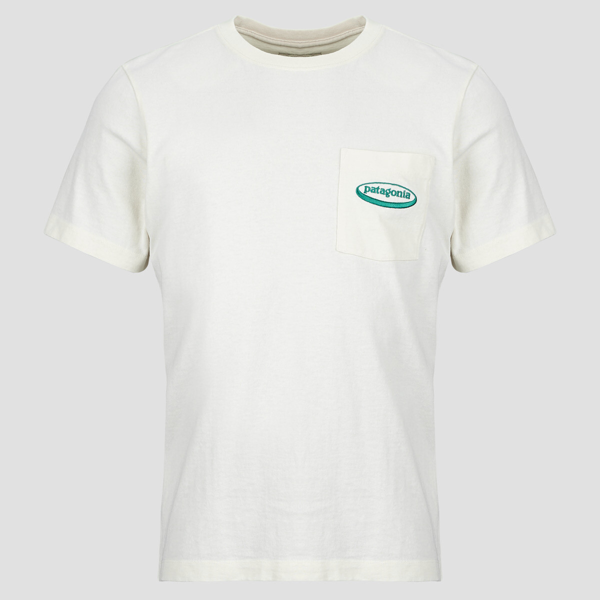 Patagonia  M'S MW '95 OVAL LOGO POCKET TEE  Béžová