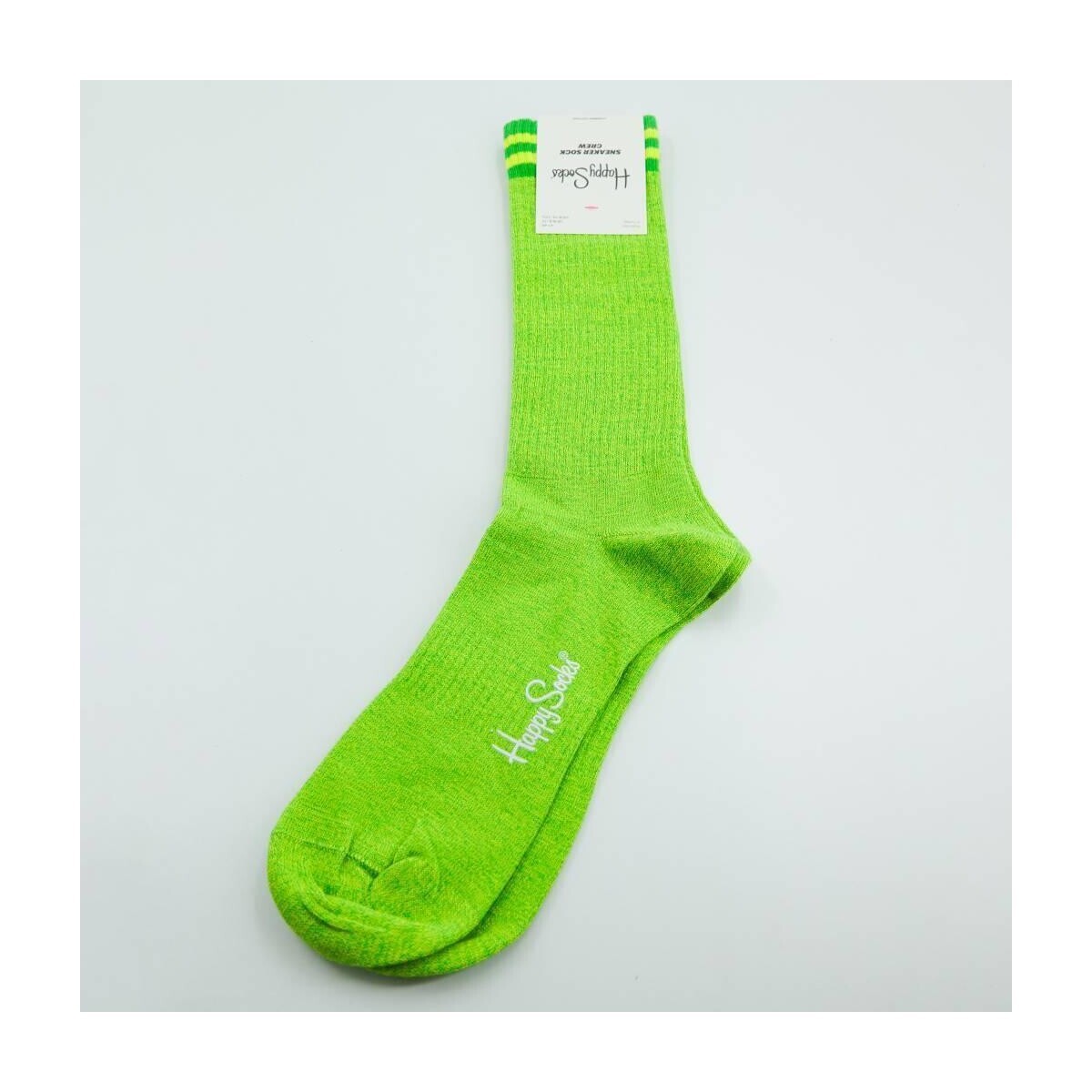 Happy socks  Im Solid Thin Crew Soc  Zelená