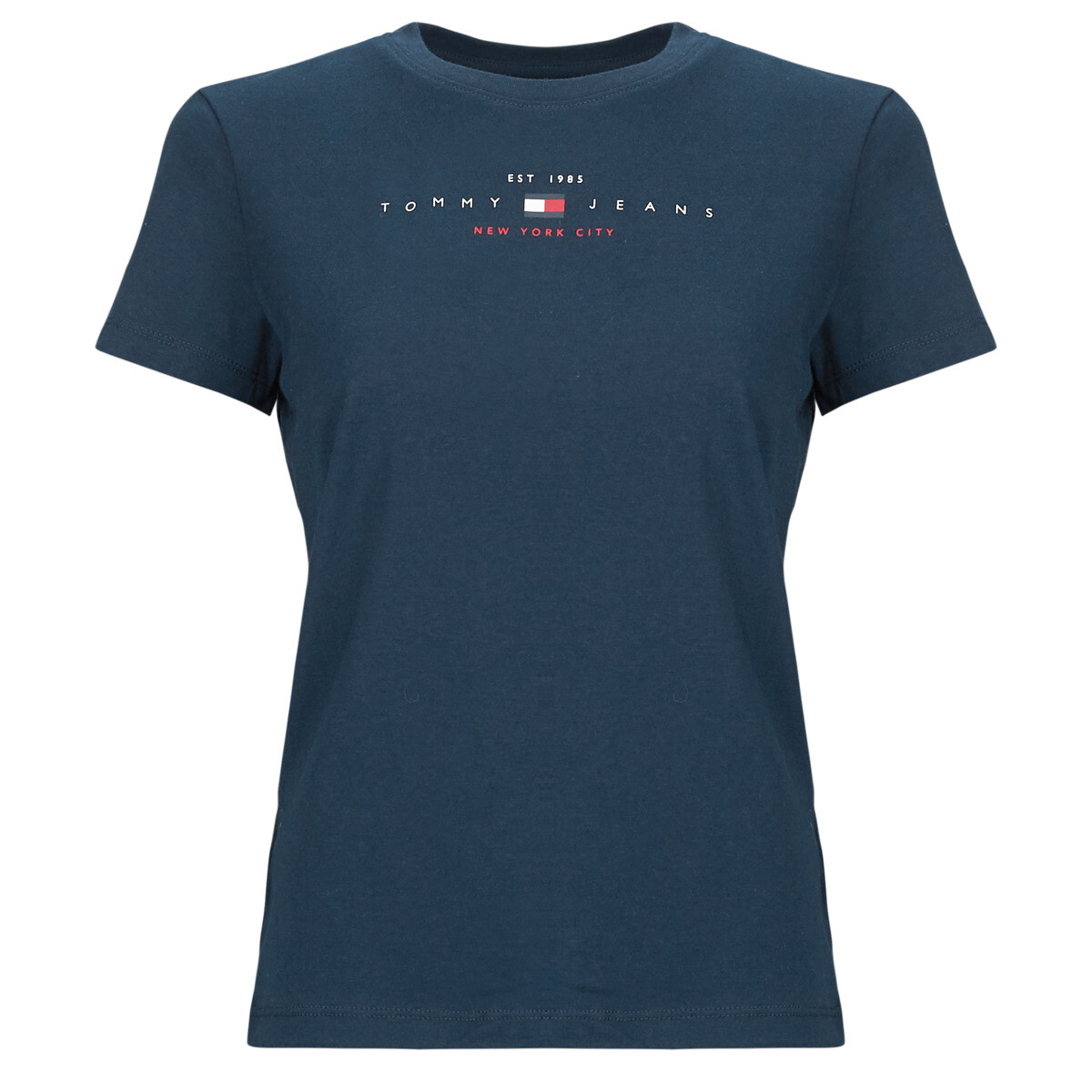 Tommy Jeans  TJW REG US LINEAR SS TEE  Tmavě modrá