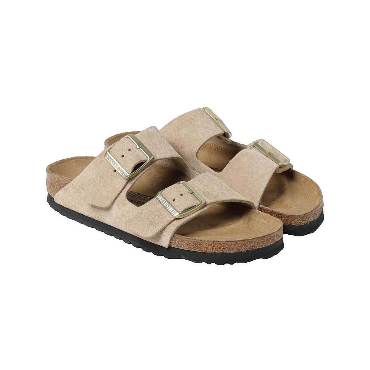 BIRKENSTOCK  Sandales  Arizona Suede LEVE Sandcastle  Béžová